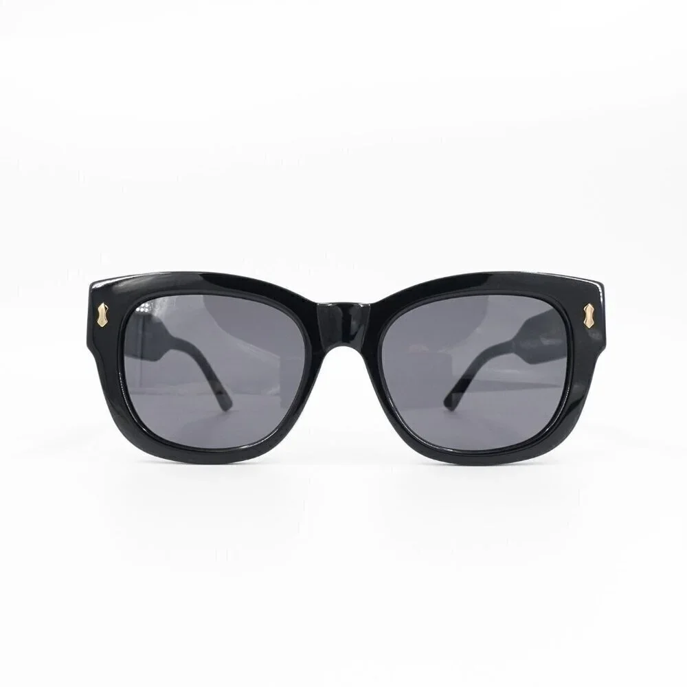 Gucci GG1110 Square Sunglasses Black Gray OS